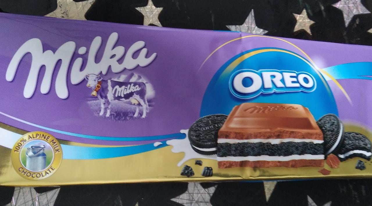 Фото - шоколад с печеньем орео большой 300г Milka
