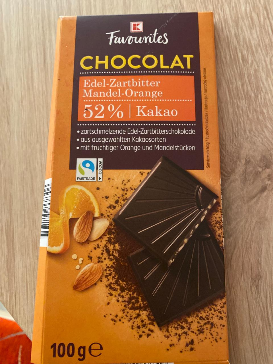 Фото - Черный шоколад цедра лимона миндаль K-Favourites