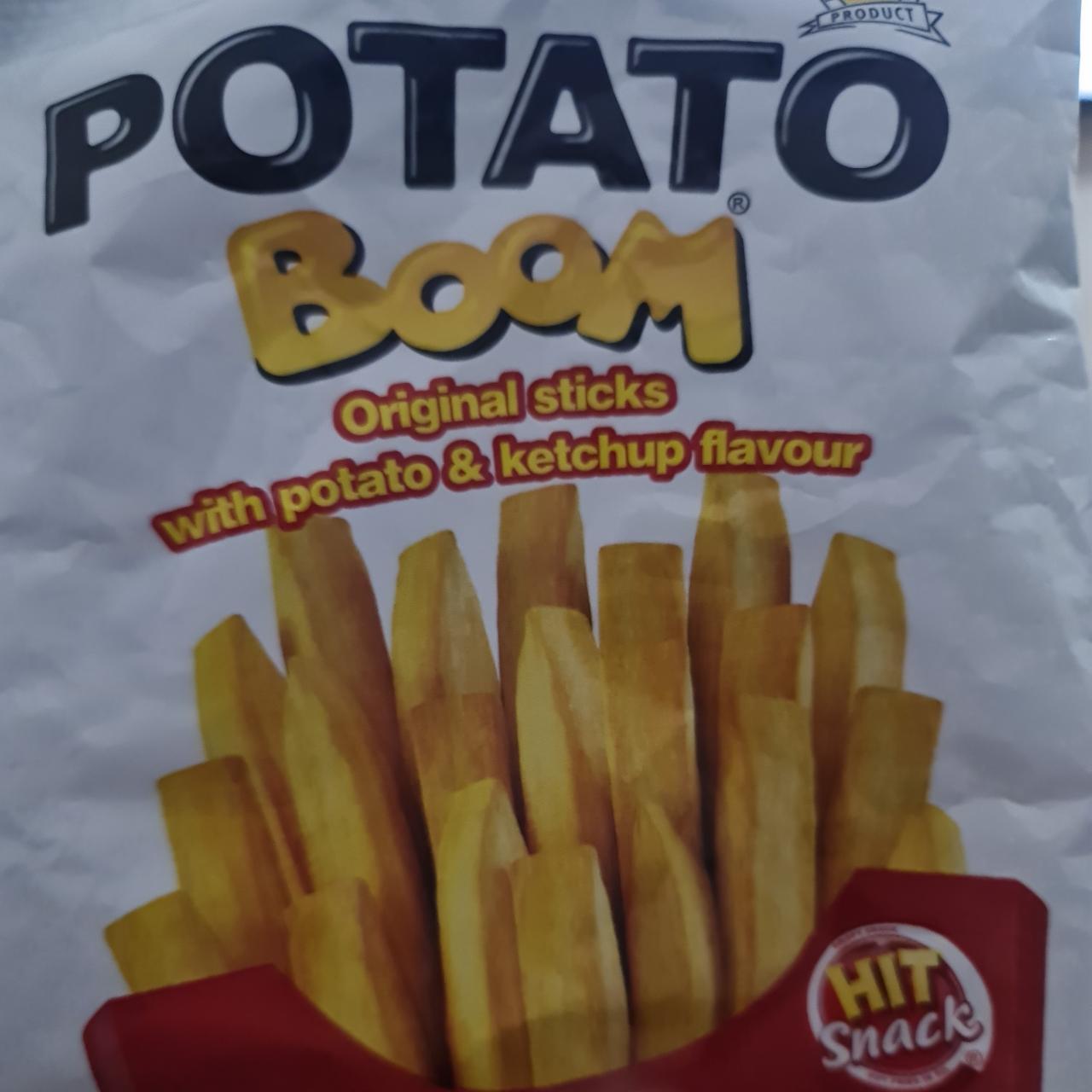 Фото - Палочки картофельные со вкусом кетчупа Potato Boom