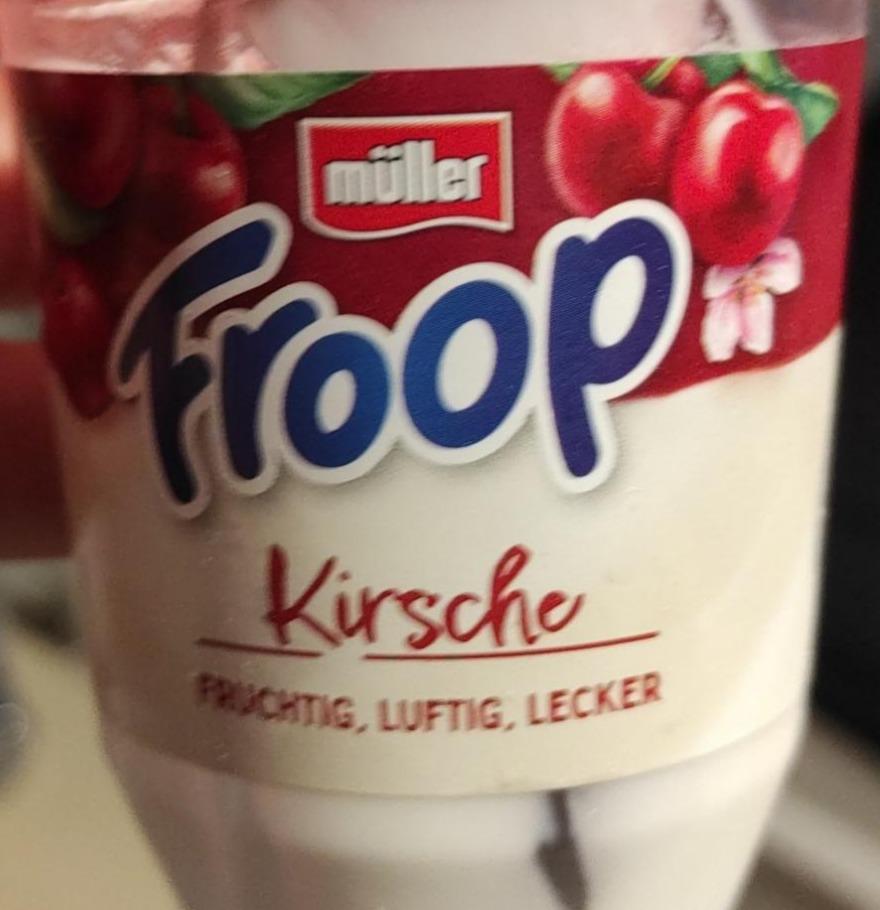 Фото - Йогурт Froop фруктовый с вишней Müller