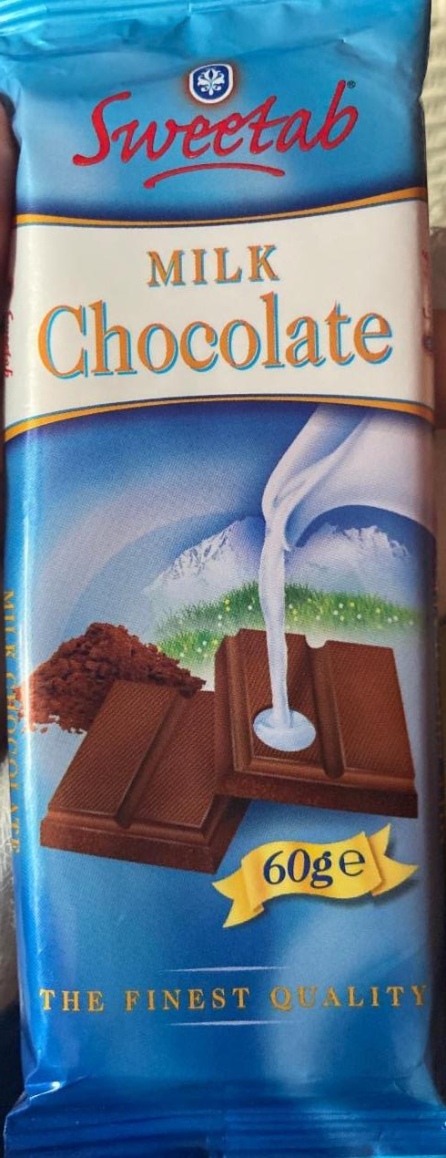 Фото - молочный шоколад с подсластителем Sweetab
