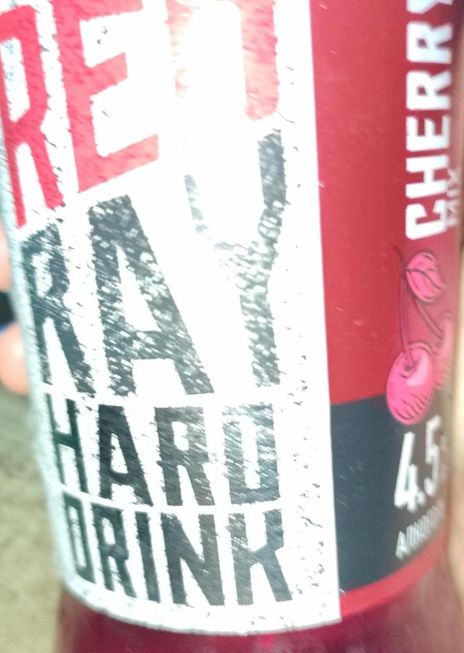 Фото - Пивной напиток вишня Hard Drink Red Ray Cherry Mix