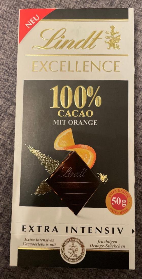 Фото - Excellence 100% cacao Orange Lindt