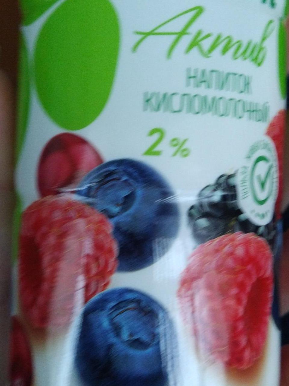Фото - Напиток кисломолочные лесные ягоды БиоFit