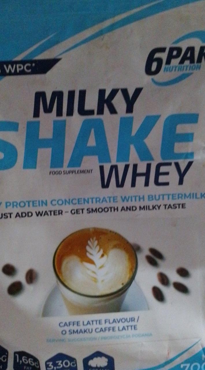 Фото - Протеин со вкусом латте Milky Shake Whey Protein 6Pak Nutrition