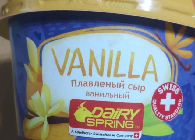 Фото - плавленный сыр ванильный vanilla Dairy spring