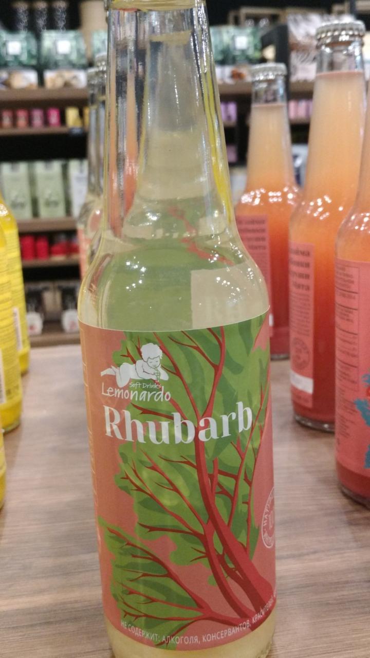 Фото - Напиток на растительном сырье Rhubarb Lemonardo