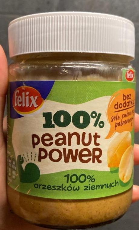 Фото - Арахисовая паста 100% Peanut Power Felix