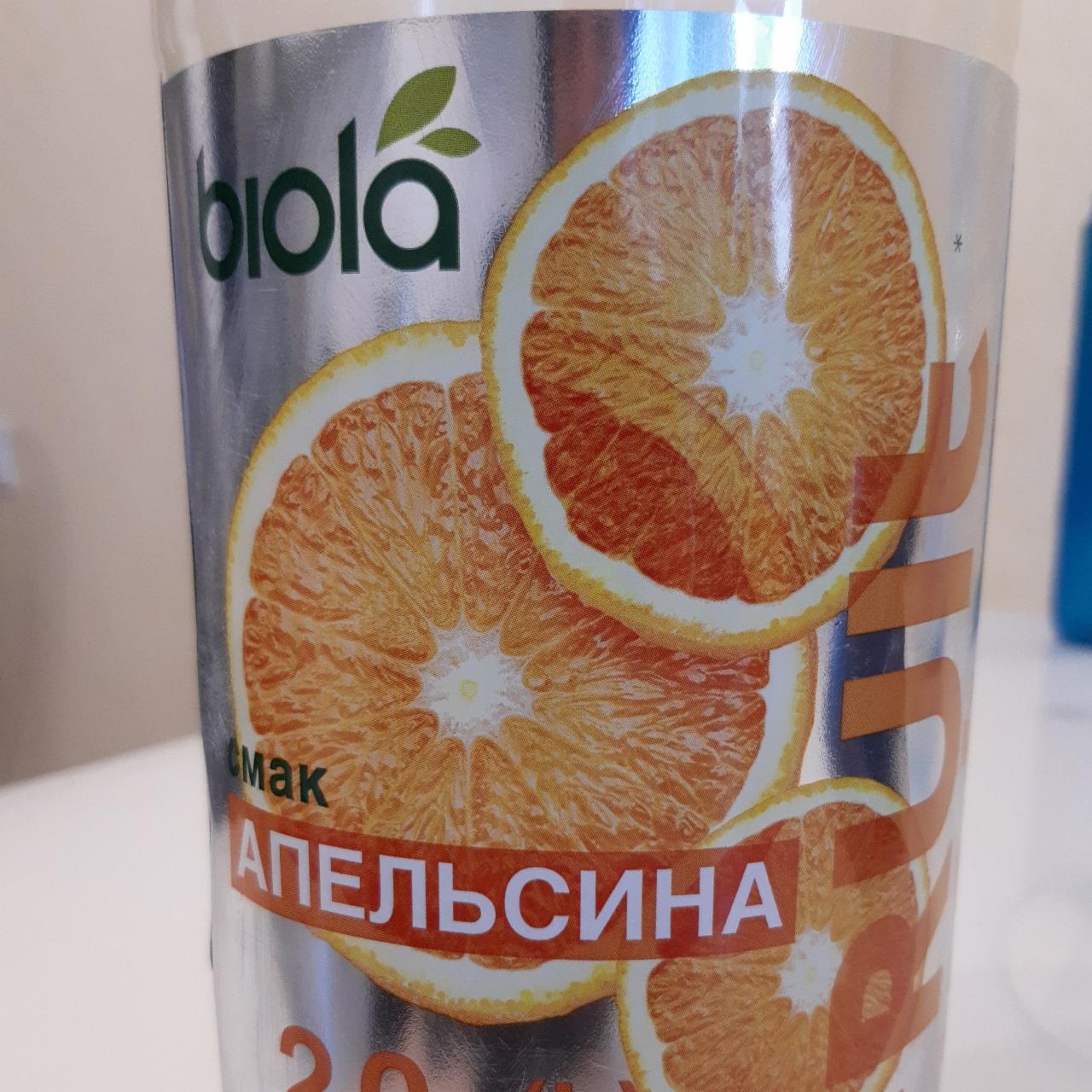 Фото - Напиток безалкогольный со вкусом апельсина Биола