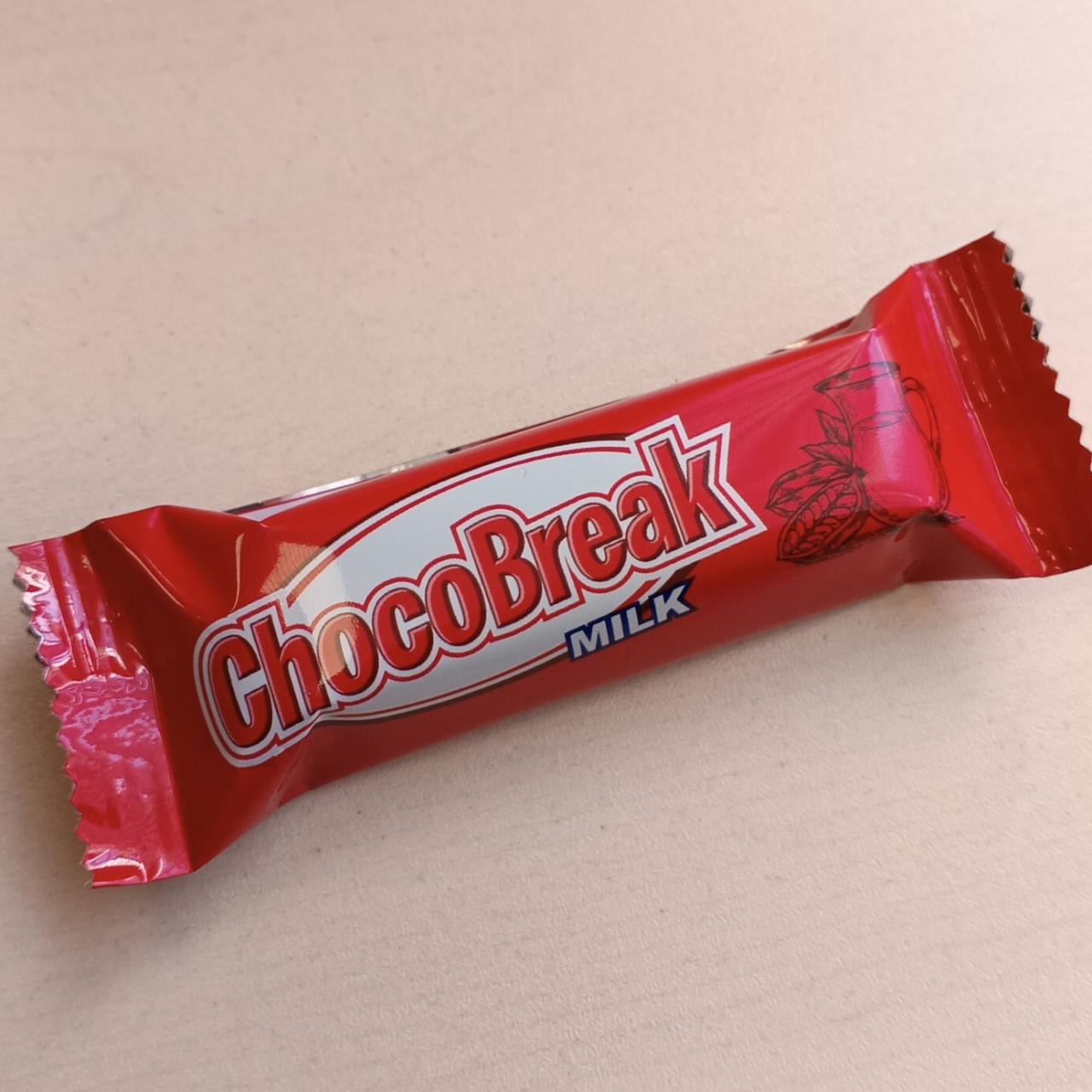 Фото - Батончики шоколадные milk Choco Break