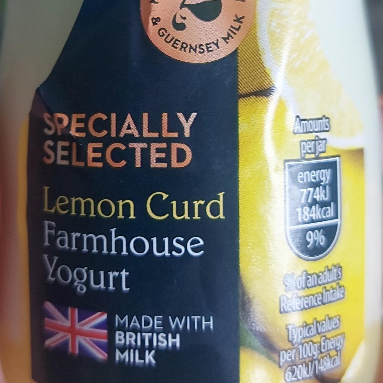 Фото - Lemon Curd Farmhouse Yogurt Specially Selected