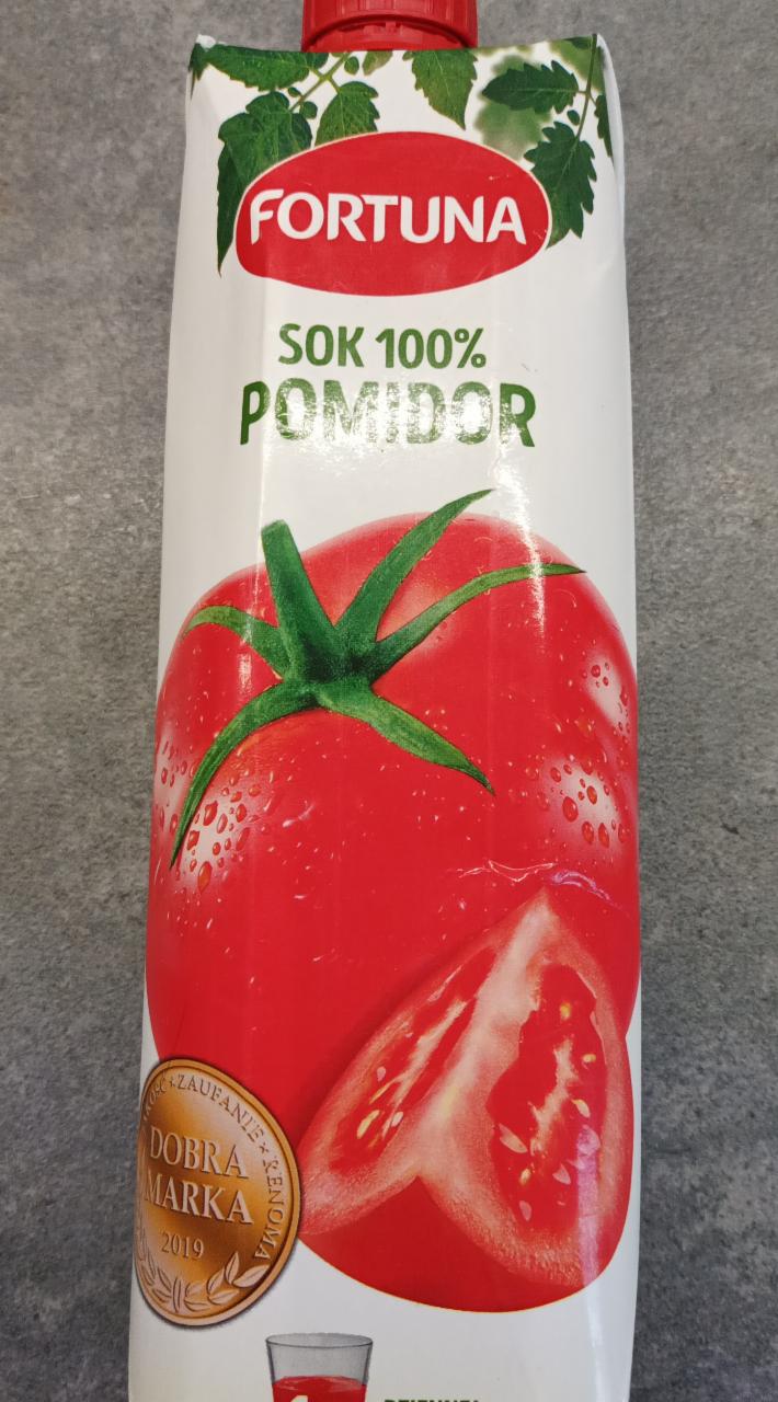 Фото - Сок томатный pomidor sok 100% Fortuna