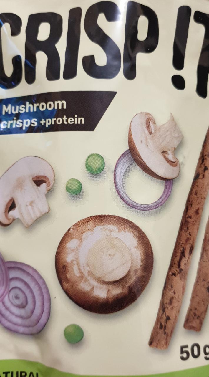 Фото - Снек овощной с грибами и протеином Crisp It Bob Snail