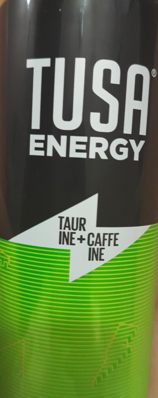 Фото - энергетический напток с кофеином и таурином TUSA ENERGY