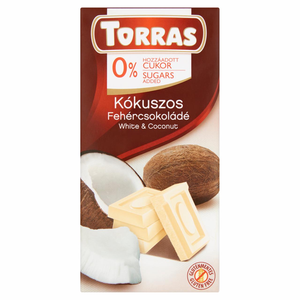 Фото - Шоколад белый с кокосовым вкусом Blanco Coco White & Coconut Torras