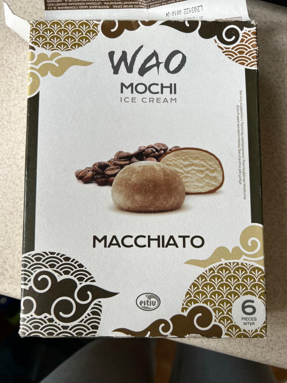 Фото - Мороженое Mochi Ice Cream Macchiato Wao