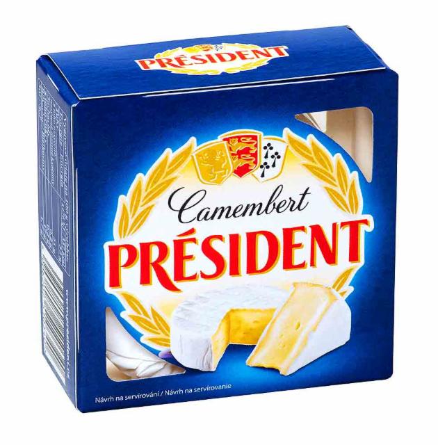 Фото - сыр мягкий Камамбер Camembert Президент President