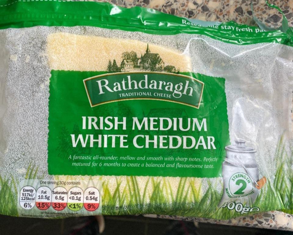 Фото - Сыр твердый Irish Medium White Cheddar Ardagh