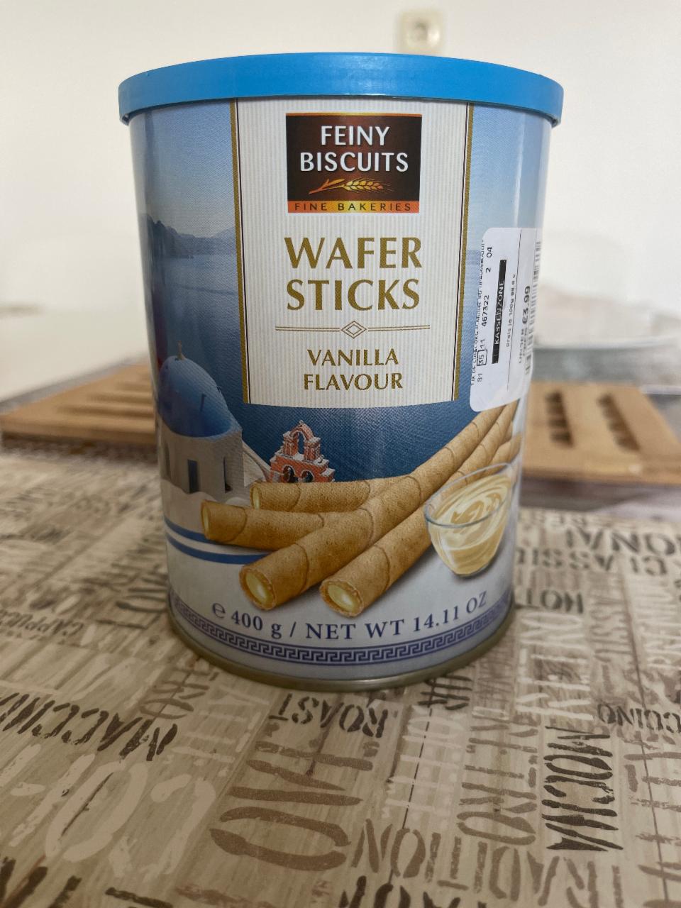 Фото - Wafer Sticks Vanilla Flavour Feiny Biscuits