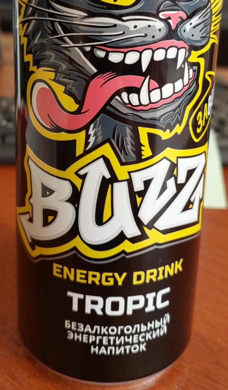 Фото - Напиток энергетический energy drink tropic Buzz