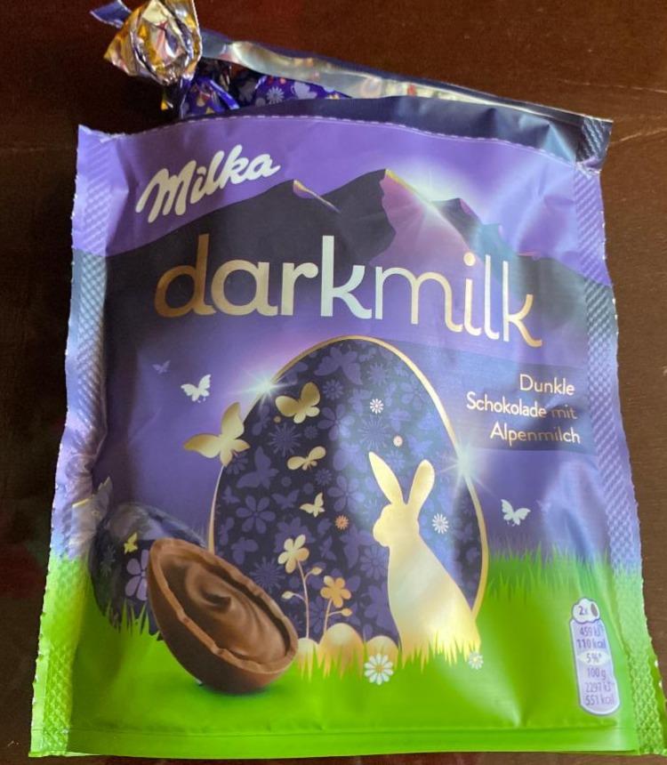 Фото - Конфеты шоколадные Darkmilk Milka
