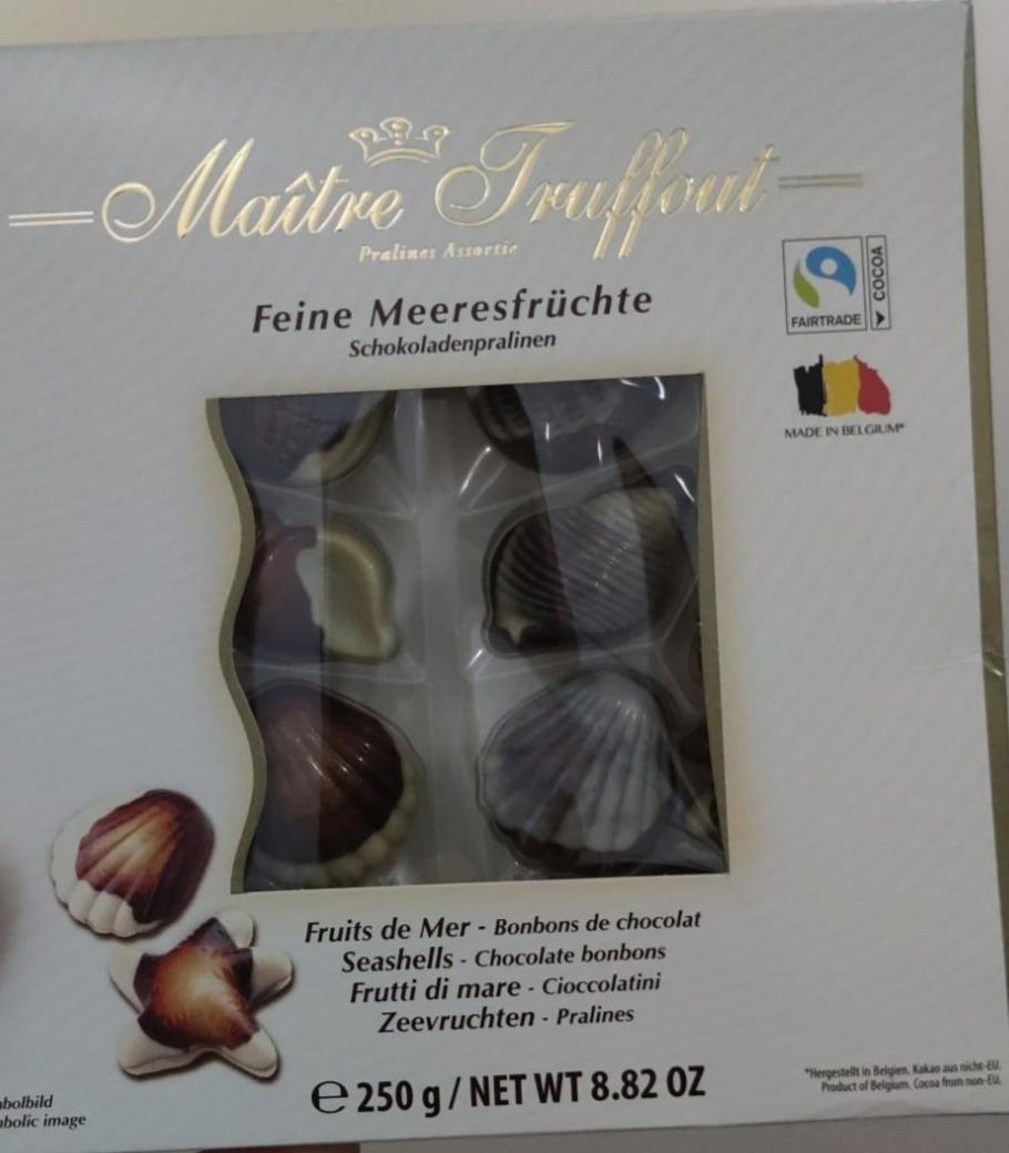 Фото - Feine Meeresfrüchte Schokoladenpralinen Maître Truffout