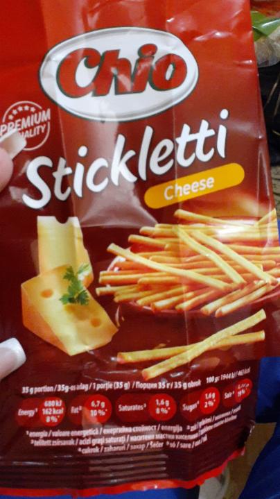 Фото - Палочки Stickletti со вкусом сыра Chio