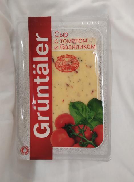 Фото - Gruntaler сыр с томатом и базиликом
