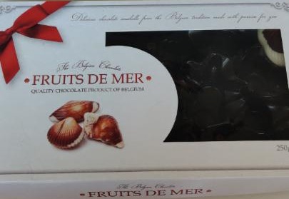 Фото - конфеты морские ракушки из бельгийского шоколада Belgian Fruits de mer