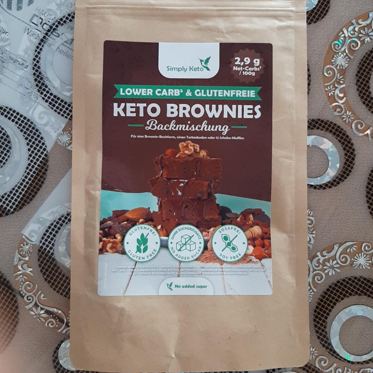 Фото - Keto Brownies Backmischung Simply Keto