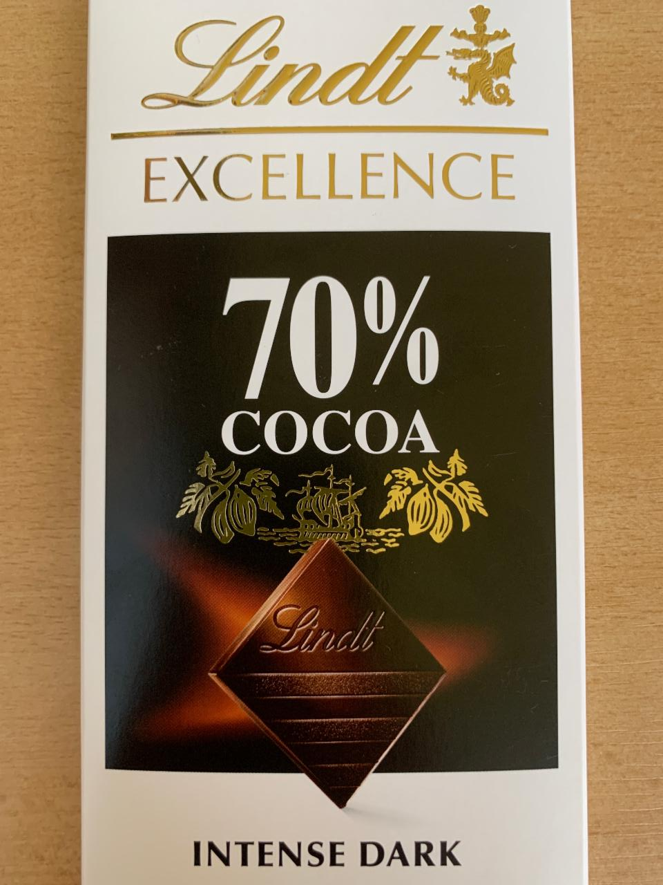 Фото - Темный шоколад 70% Lindt Excellence