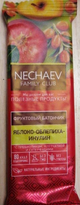 Фото - фруктовый батончик яблоко-облепиха-инулин Nechaev Family Club