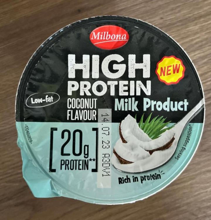 Фото - Йогурт кокосовый нежирный High Protein Coconut Low Fat Milbona