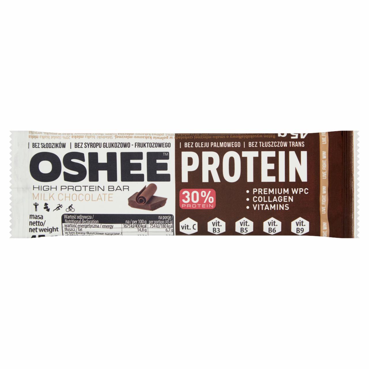 Фото - Протеиновый батончик 30% шоколад Protein Oshee