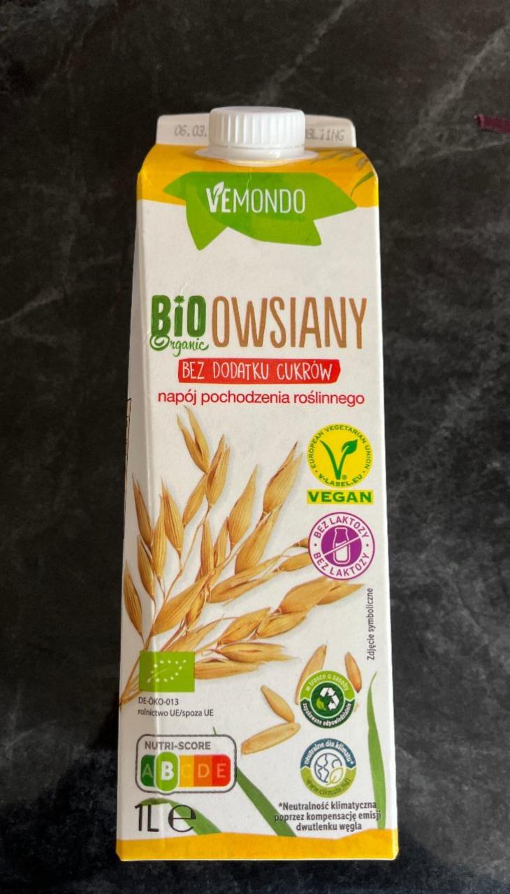 Фото - Напиток овсяный Bio Organic Owsiany Vemondo