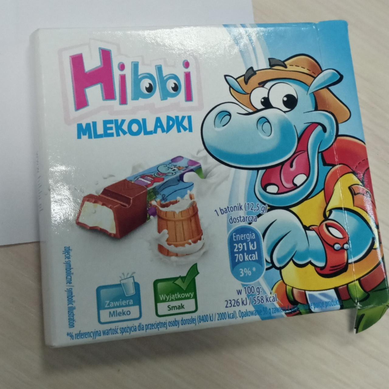 Фото - Молочный шоколад со сливочной начинкой Hibbi