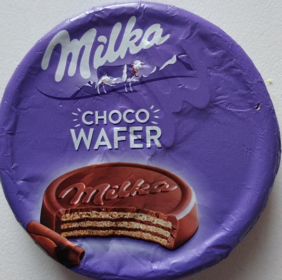 Фото - Вафли с начинкой из какао покрытые шоколадом Choco Wafer Milka