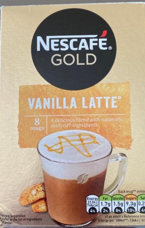 Фото - кофе растворимый ванильный латте Nescafé