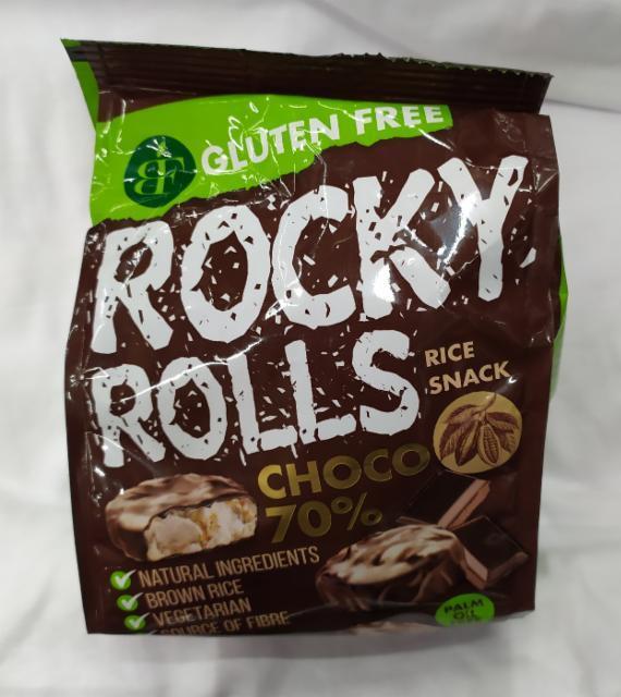 Фото - Рисовые Роллы горький шоколад 70 % Rocky Rolls