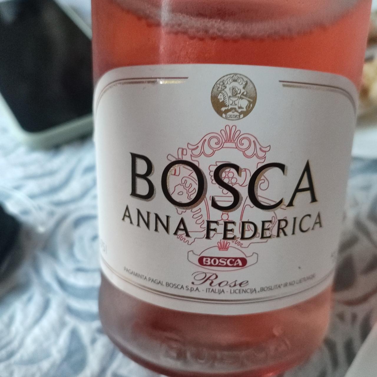 Фото - Напиток винный розовый полусладкий Bosca Anna Federica