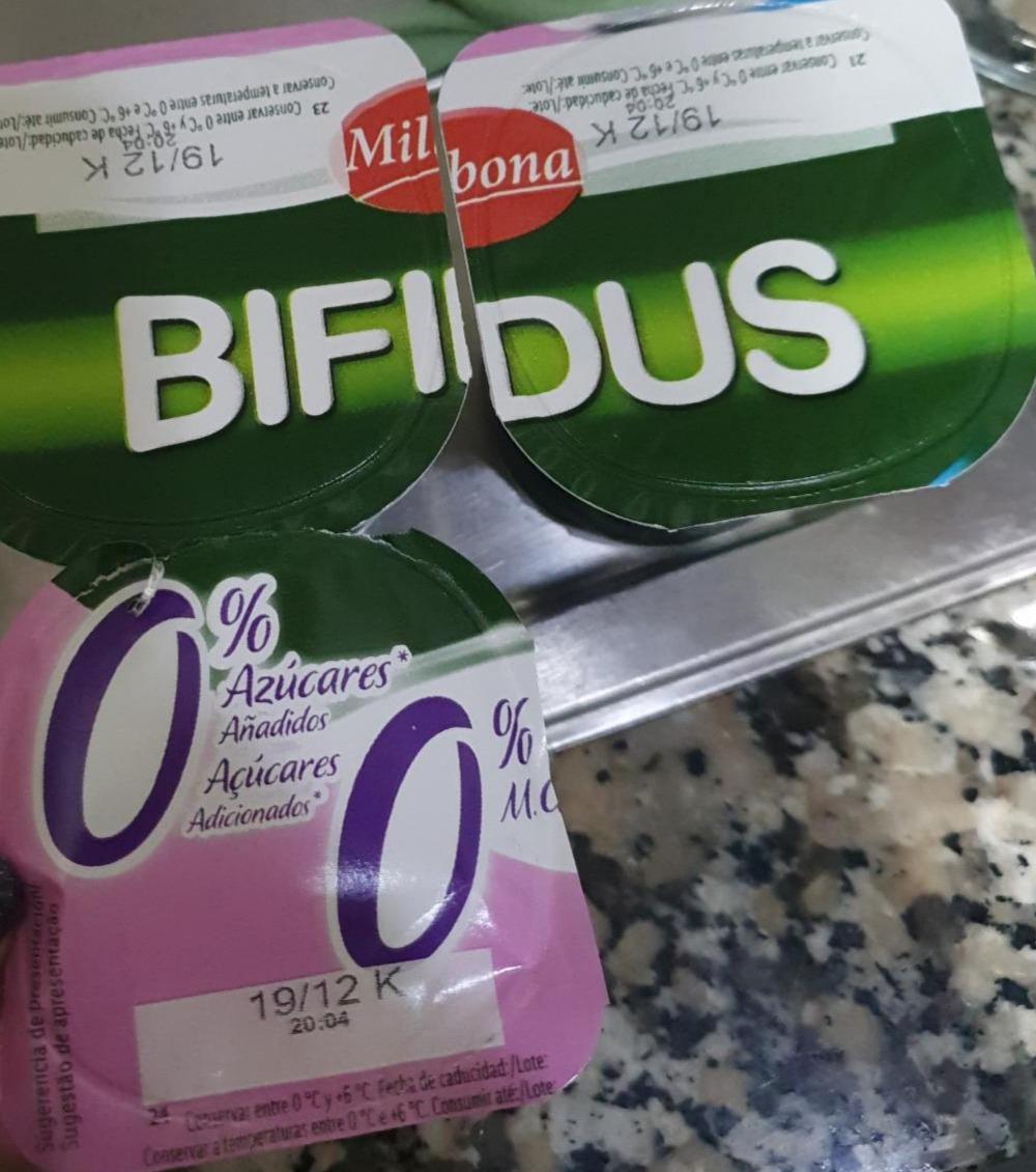 Фото - Йогурт 0% bifidus natural Milbona