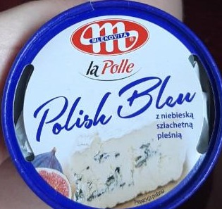 Фото - Сыр мягкий с белой и голубой плесенью la polle blue Mlekovita