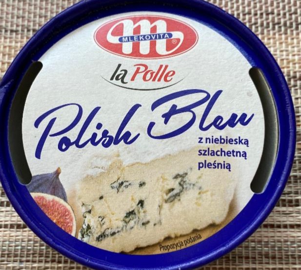 Фото - Сыр мягкий с белой и голубой плесенью la polle blue Mlekovita