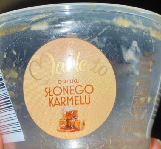 Фото - Мороженое o smaku słonego karmelu Lody w kubku Marletto