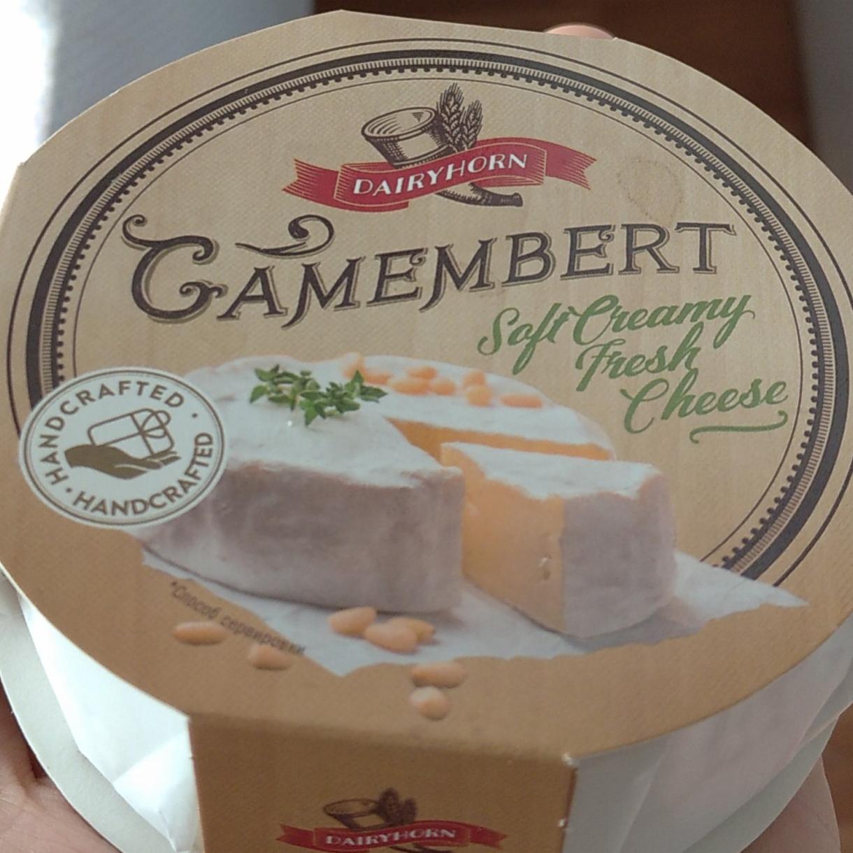 Фото - Сыр камамбер Camembert salt creamy fresh cheese DairyHorn