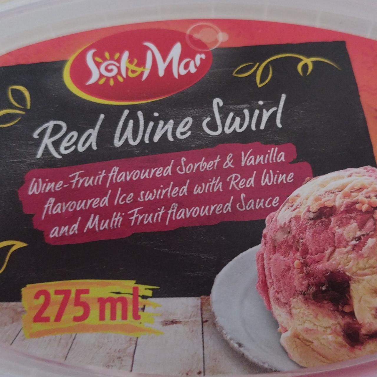 Фото - мороженое с красным вином red wine swirl Sol&Mar