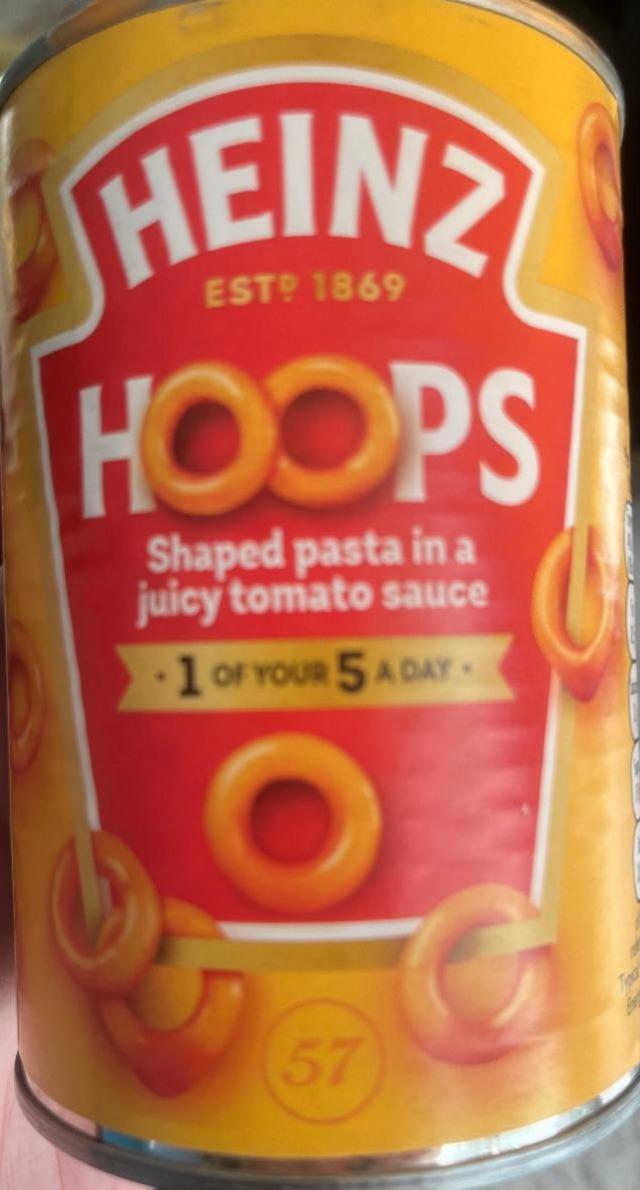 Фото - Макароны в томатном соусе консервированные Hoops Heinz