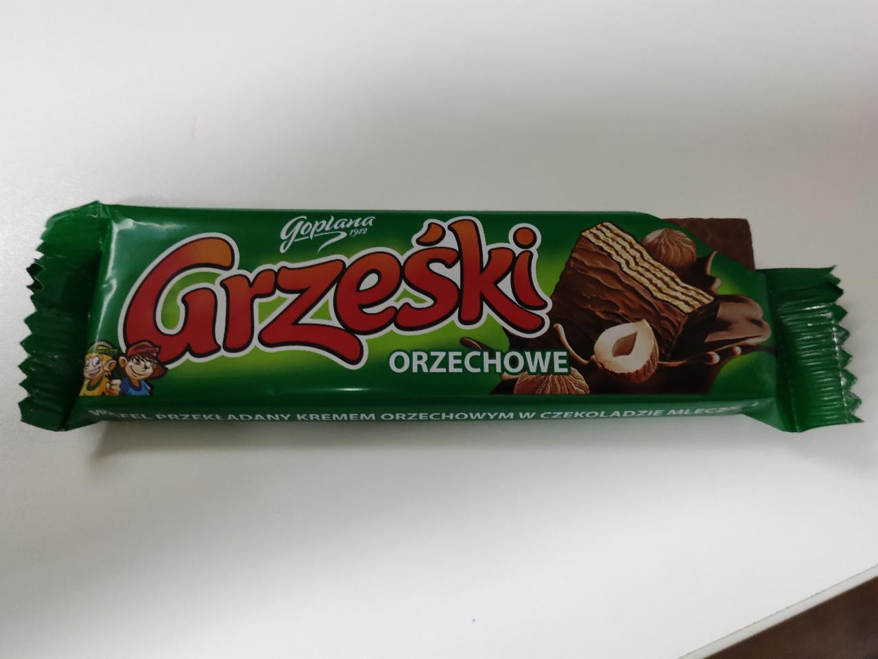 Фото - Wafer Bar with Hazelnut Cream Milk Chocolate-Coated Grześki