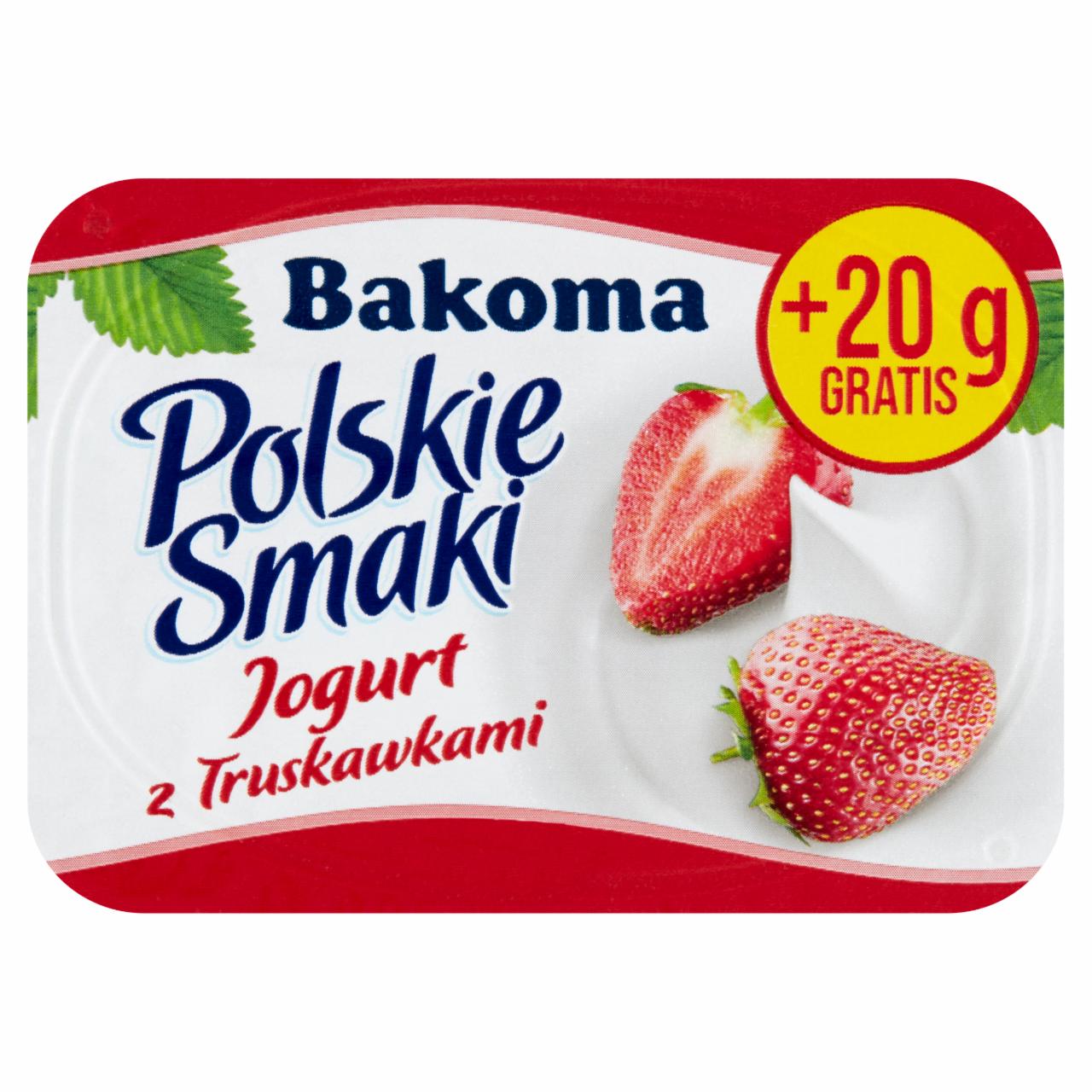 Фото - йогурт Polskie Smaki клубника Bakoma