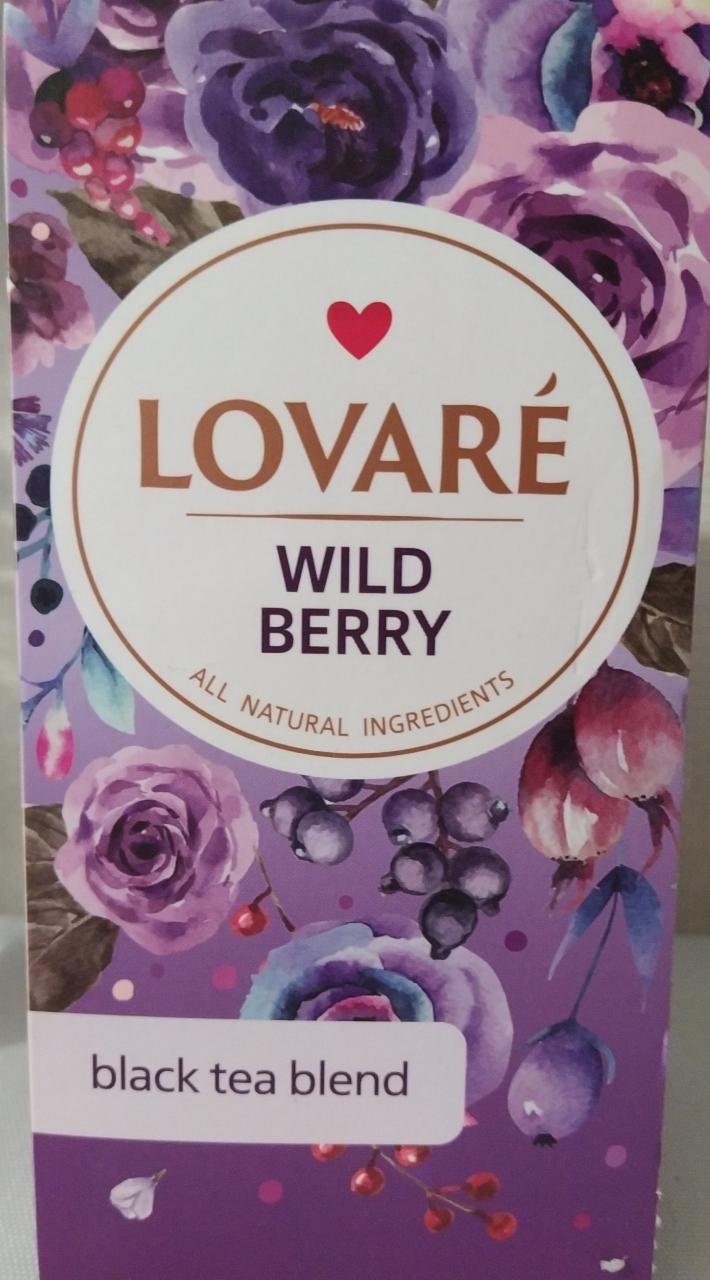 Фото - Чай черный байховый с ягодами и ароматом лесных ягод Lovare
